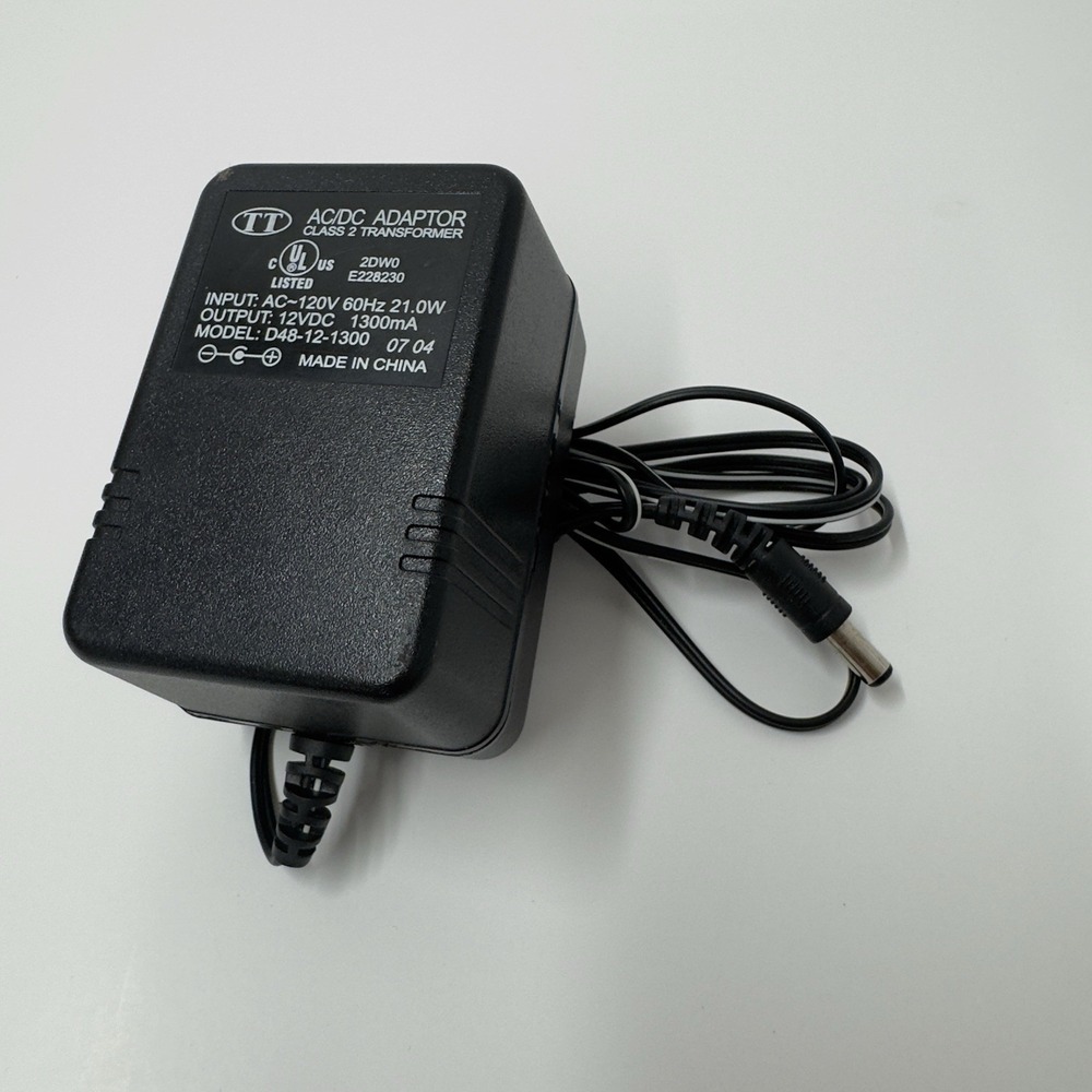 AC Adapter for TT Model: D48-12-1300 Switching Power Supply Cord‎ Cable Charger